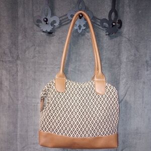 Gold Coast Elegant Tan and Black Patterned Women's Bag